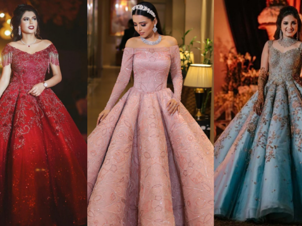 Trendy Gowns for Engagement and Wedding